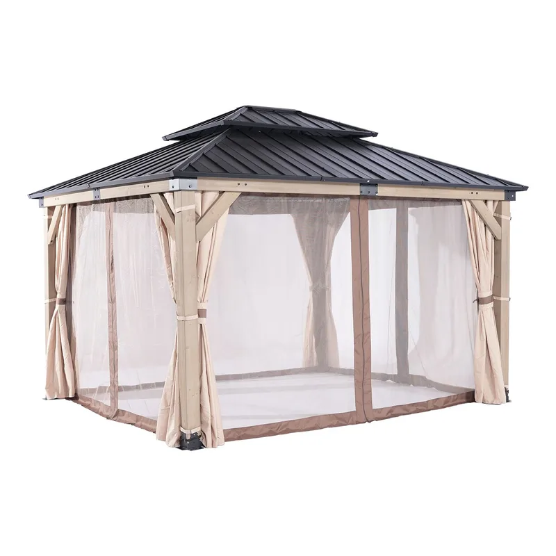 Myggnät för paviljong Cedar 3,36x3,9 m