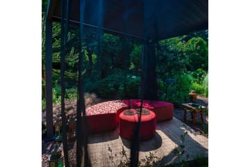 Myggnät till Paviljong Mirador 4 st Svart - Utemöbler - Solskydd - Paviljong - Paviljongväggar