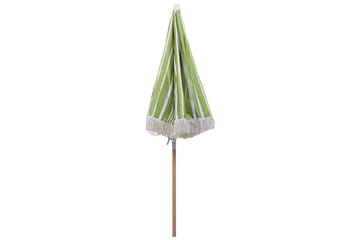 Teulon Parasoll 150 cm - Vit/Ljusbrun - Utemöbler - Solskydd - Parasoll - Balkongparasoll