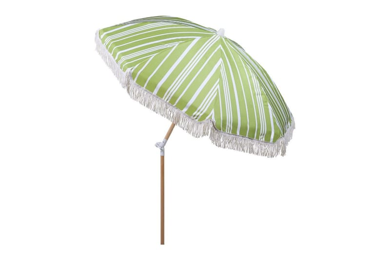 Teulon Parasoll 150 cm - Vit/Ljusbrun - Utemöbler - Solskydd - Parasoll - Balkongparasoll