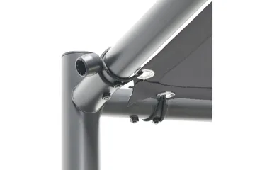 Trädgårdspergola Vimino - Grå, svart - Utemöbler - Solskydd - Pergola