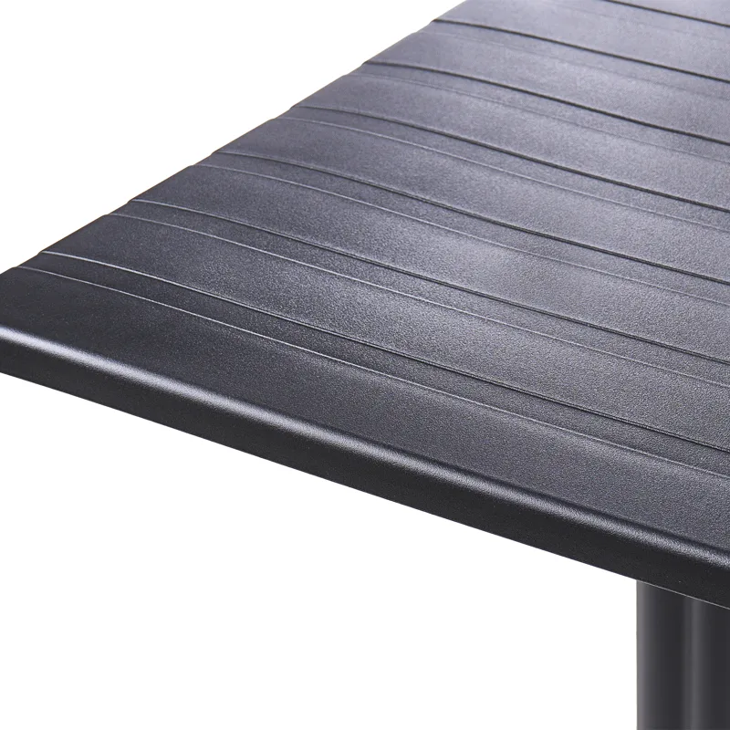 Barbord utomhus Lemnos 60 cm - svart - Utemöbler - Utebord & trädgårdsbord - Barbord utomhus
