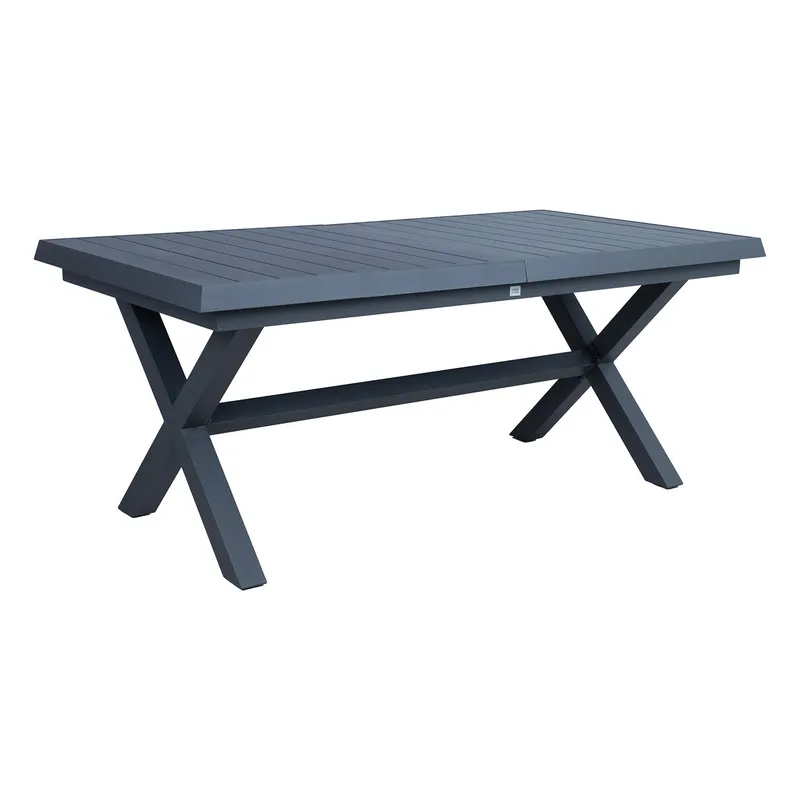 Bord Columbus 183/243x100x76, Mörkgrå