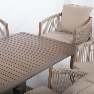 Bord Marenda 150x90x2-75 cm - gråbeige - Utemöbler - Utebord & trädgårdsbord - Matbord utomhus