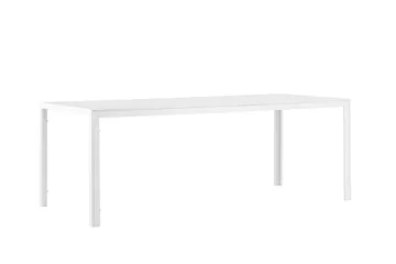 Break Matbord Utomhus 90x205 cm - Vit - Utemöbler - Utebord & trädgårdsbord - Matbord utomhus