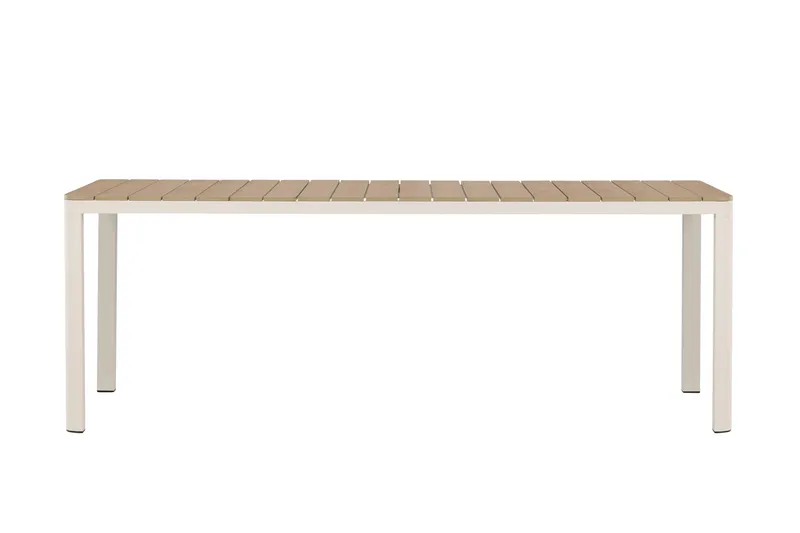 Etna Matbord Utomhus 90x210 cm - Beige - Utemöbler - Utebord & trädgårdsbord - Matbord utomhus