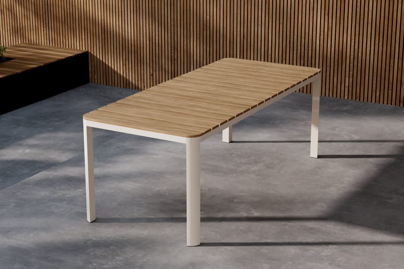 Etna Matbord Utomhus 90x210 cm - Beige - Utemöbler - Utebord & trädgårdsbord - Matbord utomhus