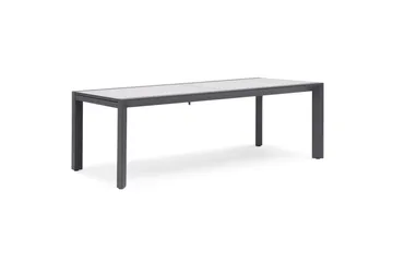 Hillerstorp Borgdala Utebord 220/340 x 107 x H75,5 cm - Grå - Utemöbler - Utebord & trädgårdsbord - Matbord utomhus