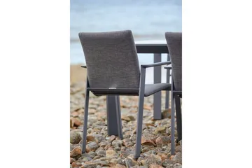 Hillerstorp Borgdala Utebord 220/340 x 107 x H75,5 cm - Grå - Utemöbler - Utebord & trädgårdsbord - Matbord utomhus