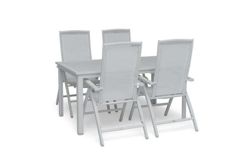 Hillerstorp Nydala Utebord 96 x 150/200 cm Vit - Vit - Utemöbler - Utebord & trädgårdsbord - Matbord utomhus