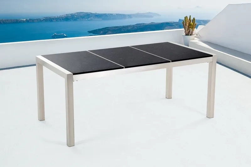 Bacoli Matbord Utomhus 180 cm - Svart - Utemöbler - Utebord & trädgårdsbord - Matbord utomhus