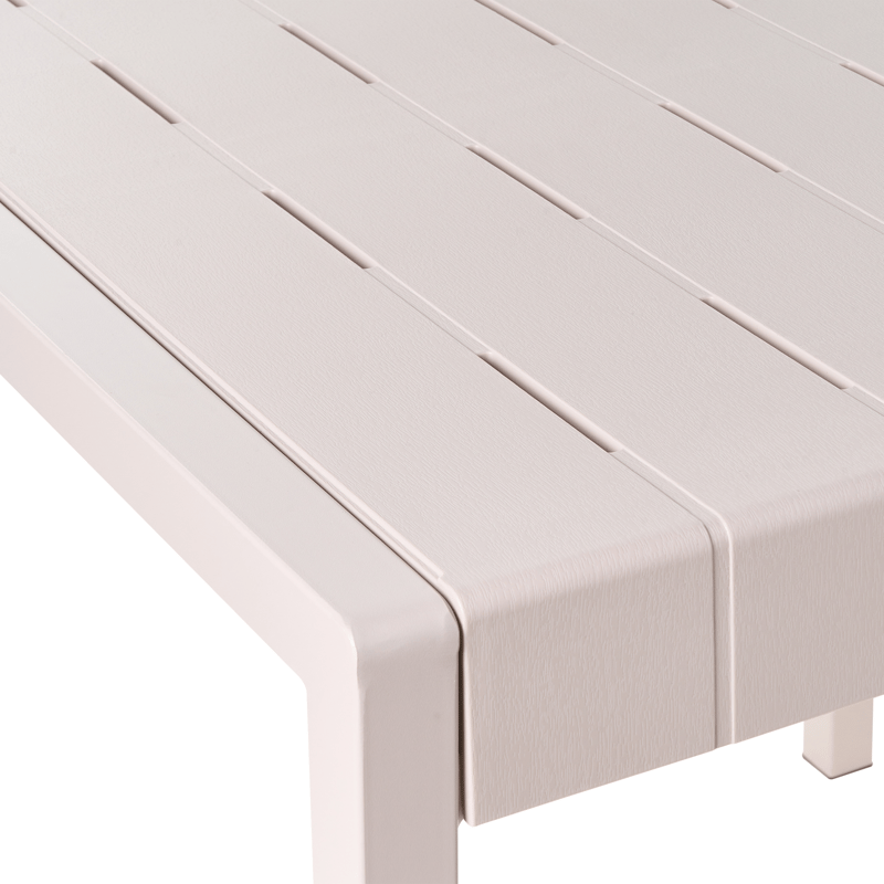 Matbord utomhus Bartica 84x81 cm - Beige - Utemöbler - Utebord & trädgårdsbord - Matbord utomhus