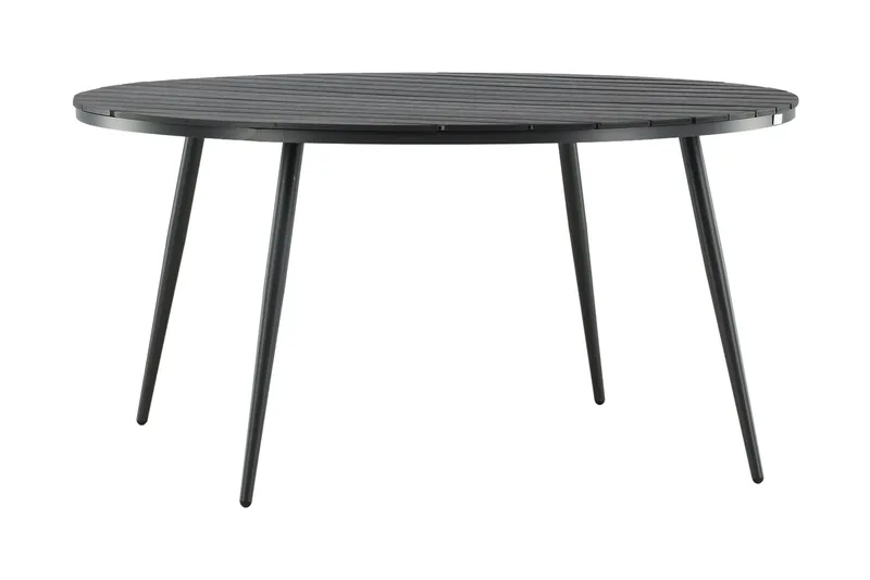 Break Matbord Utomhus 150 cm Rund, Svart