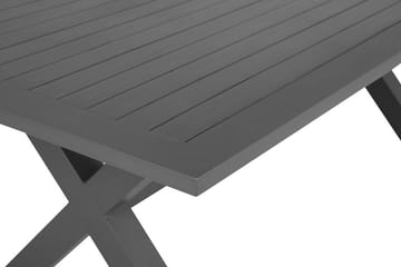 Cascais Trädgårdsbord 200 cm - Grå - Utemöbler - Utebord & trädgårdsbord - Matbord utomhus