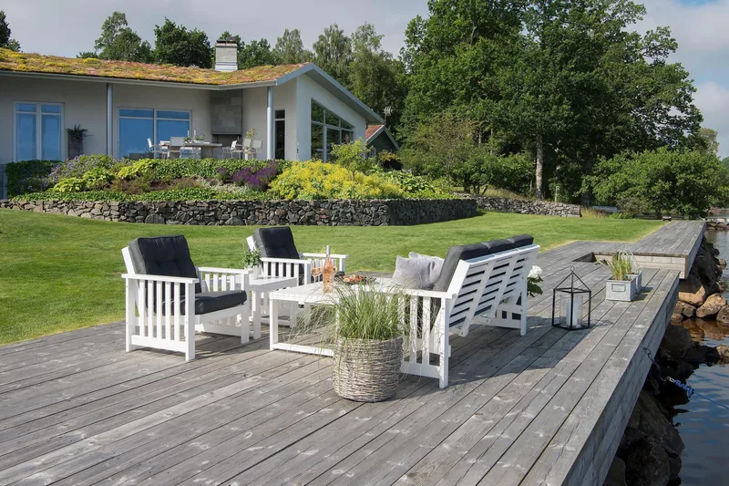 Hillerstorp Gotland Bord 60x120 cm - Vit - Utemöbler - Utebord & trädgårdsbord - Matbord utomhus