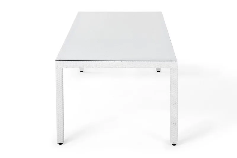 Italy Trädgårdsbord 220 cm - Vit - Utemöbler - Utebord & trädgårdsbord - Matbord utomhus