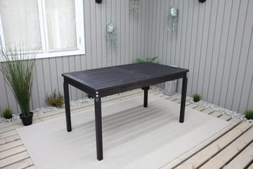 Olivio Matbord Utomhus 135x77 cm - Svart - Utemöbler - Utebord & trädgårdsbord - Matbord utomhus