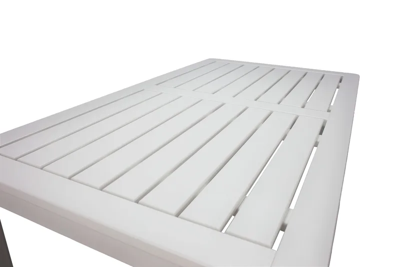 Olivo Fasta Matbord Utomhus 135 cm Vit - Utemöbler - Utebord & trädgårdsbord - Matbord utomhus