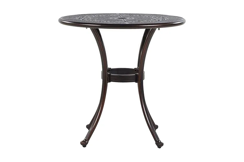 Radogna Matbord Utomhus 65 cm Rund - Brun - Utemöbler - Utebord & trädgårdsbord - Matbord utomhus