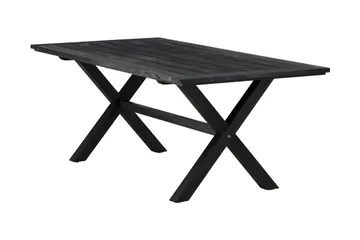 Rives Matbord Utomhus 200 cm - Svart - Utemöbler - Utebord & trädgårdsbord - Matbord utomhus