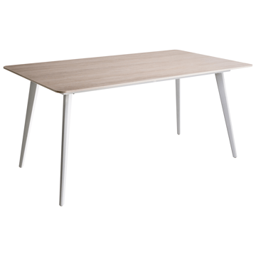 Matbord utomhus Rodallo 90x160 cm Sten - Beige/Vit - Utemöbler - Utebord & trädgårdsbord - Matbord utomhus
