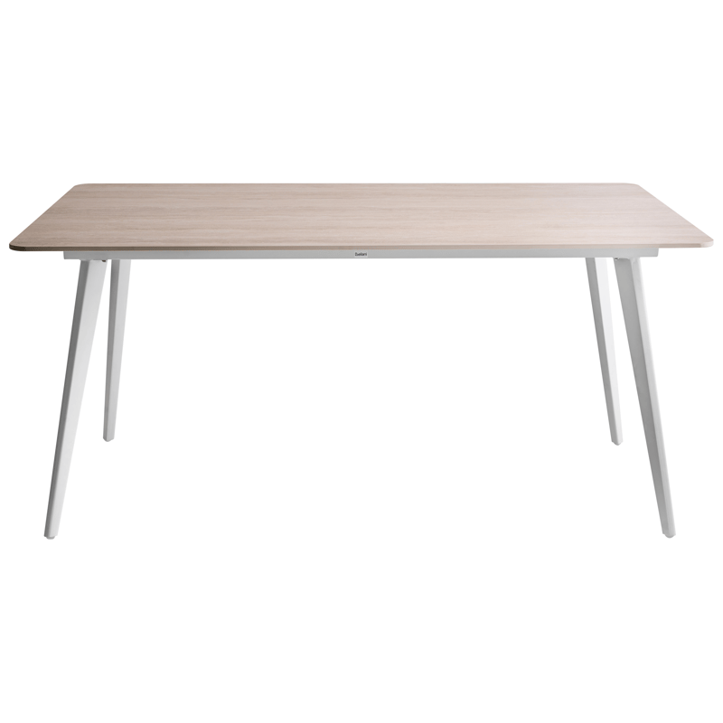 Matbord utomhus Rodallo 90x160 cm Sten - Beige/Vit - Utemöbler - Utebord & trädgårdsbord - Matbord utomhus