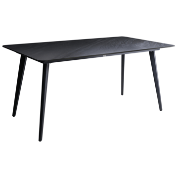 Matbord utomhus Rodallo 90x160 cm Sten - Svart - Utemöbler - Utebord & trädgårdsbord - Matbord utomhus