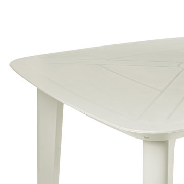 Matbord utomhus Sorico 86x86 cm - Beige - Utemöbler - Utebord & trädgårdsbord - Matbord utomhus