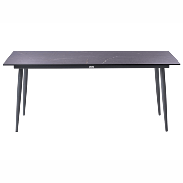 Matbord utomhus Tolentino 90x180 cm Marmoreffekt - Grå - Utemöbler - Utebord & trädgårdsbord - Matbord utomhus