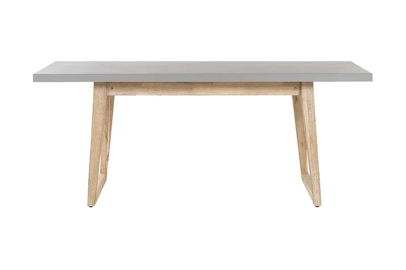 Trädgårdsbord grå 180 x 90 cm ORIA - Grå - Utemöbler - Utebord & trädgårdsbord - Matbord utomhus