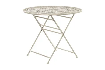 Trädgårdsbord krämvit BIVIO - Vit - Utemöbler - Utebord & trädgårdsbord - Matbord utomhus