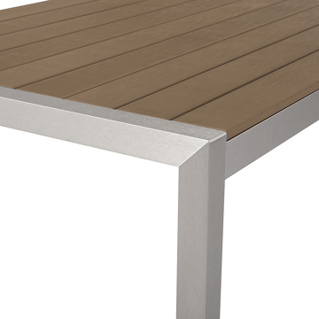 Matbord Vernio 180 cm - Brun - Utemöbler - Utebord & trädgårdsbord - Matbord utomhus