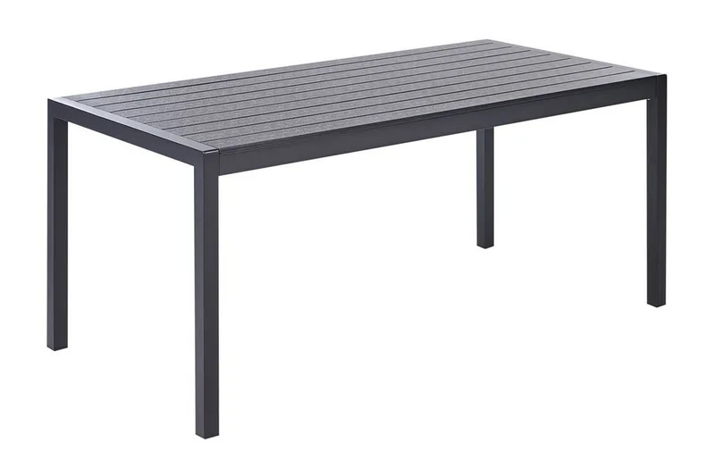Pereta Matbord Utomhus 180x90 cm, Svart