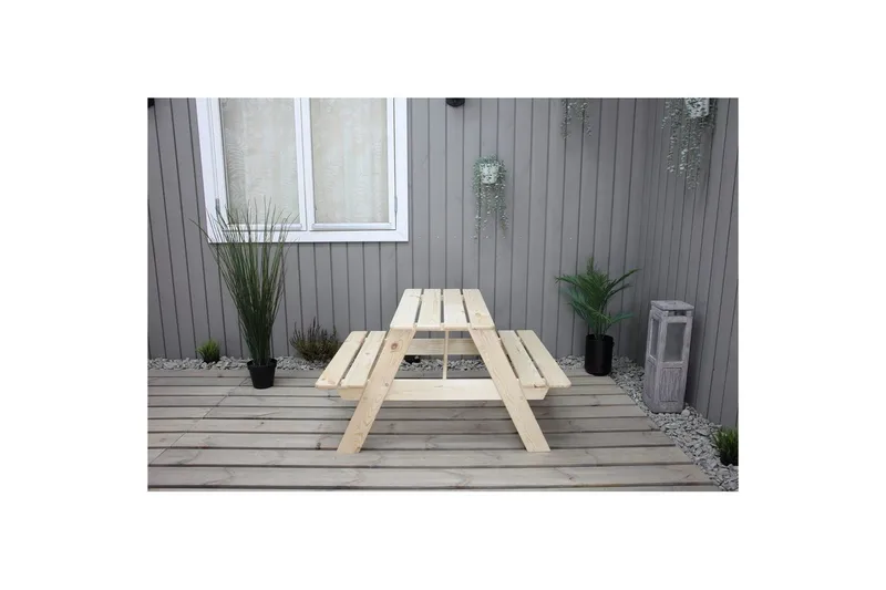 Picknickbord Mini Rasta för Barn - Naturfärgad - Utemöbler - Utebord & trädgårdsbord - Picknickbord & bänkbord