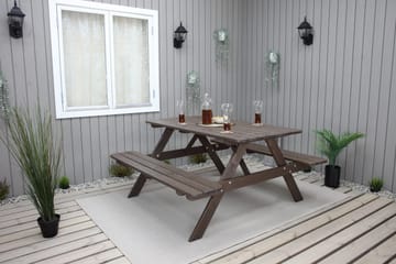 Nancie Picknickbord 150 cm - Brun - Utemöbler - Utebord & trädgårdsbord - Picknickbord & bänkbord
