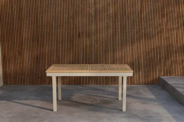 Rektangulärt matbord Panama 160 cm Utomhus - Natur - Utemöbler - Utebord & trädgårdsbord - Matbord utomhus
