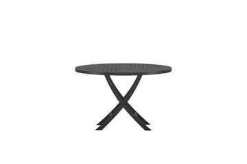 Runt matbord Kenya 120 cm Utomhus - Svart - Utemöbler - Utebord & trädgårdsbord - Matbord utomhus