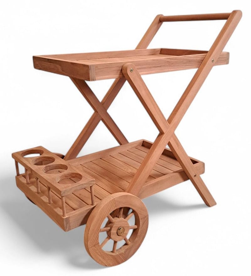 Saltö serveringsvagn  – Massiv teak | Elegant och hållbar utomhusstol