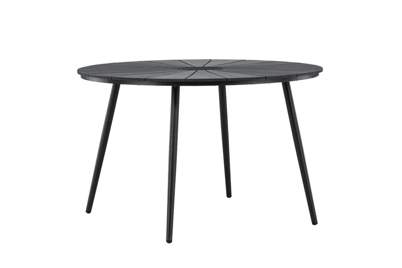 San Vito Matbord Utomhus 120 cm - Svart - Utemöbler - Utebord & trädgårdsbord - Matbord utomhus
