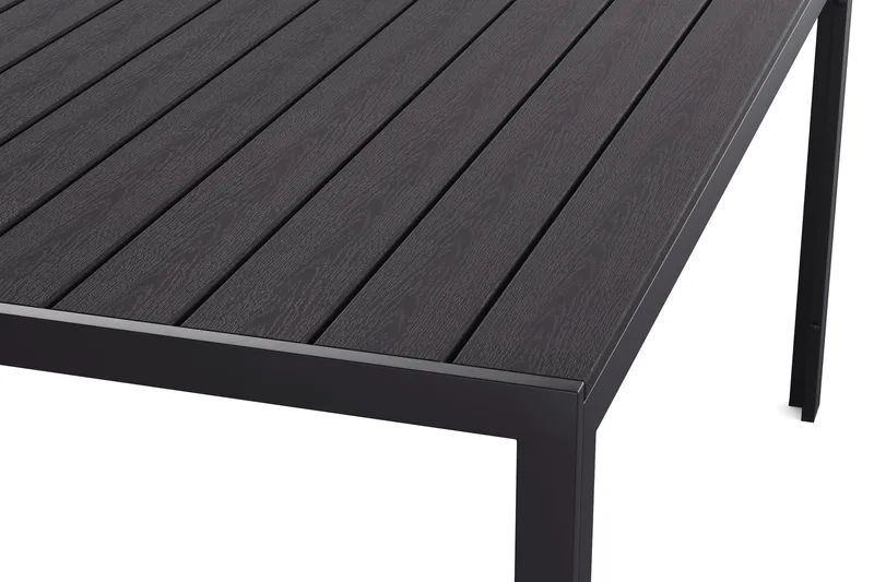 Siri Matbord Utomhus 90x150 cm - Svart - Utemöbler - Utebord & trädgårdsbord - Matbord utomhus