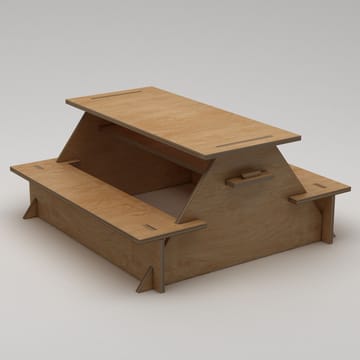Somira Matbord utomhus 160 cm - naturligt trä - Utemöbler - Utebord & trädgårdsbord - Picknickbord & bänkbord