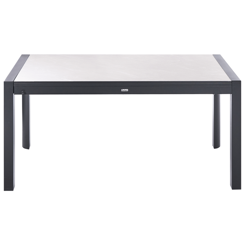 Utdragbart Matbord utomhus Binasco 160/220 cm - Beige/Svart - Utem öbler - Utebord & trädgårdsbord - Matbord utomhus