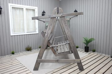 Hängmatta Pelle gunga utan tak Utomhus - Grå - Utemöbler - Utesoffa - Hammock
