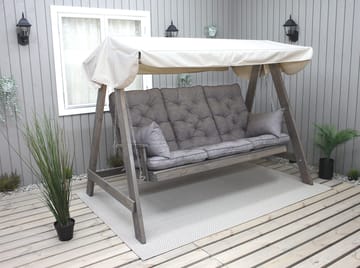 Hängmatta Pelle gunga utan tak Utomhus - Grå - Utemöbler - Utesoffa - Hammock