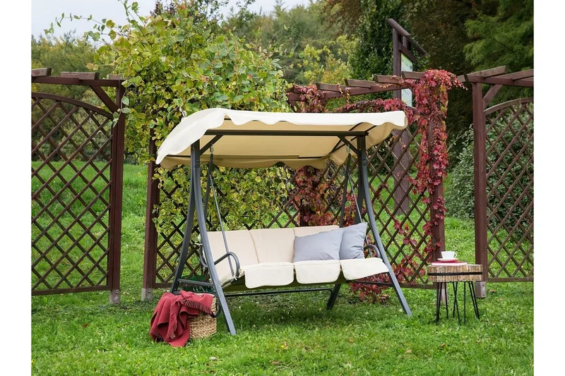 Garbo Hängsoffa 180 cm - Beige - Utemöbler - Utesoffa - Hammock