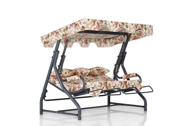 Icterina 3-sits Hammock med Tak - Flerfärgad - Utemöbler - Utesoffa - Hammock