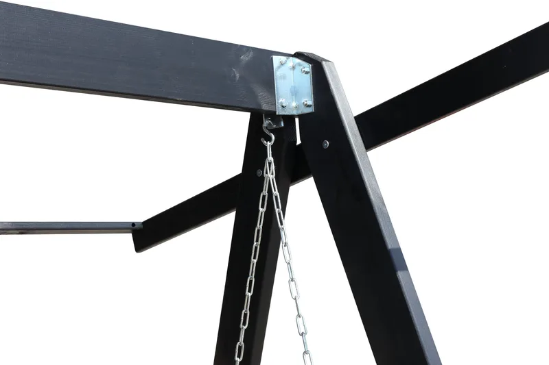 Pelle Hammock utan Tak - Mörkbrun - Utemöbler - Utesoffa - Hammock