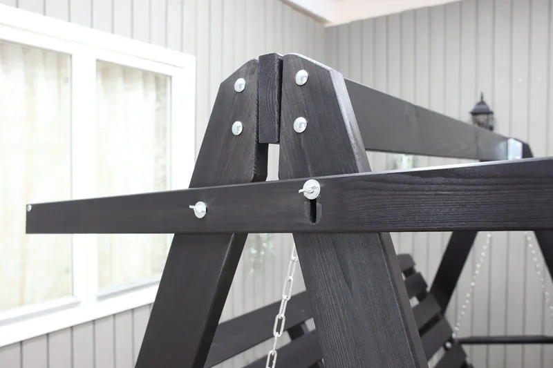 Pelle Hammock utan Tak - Mörkbrun - Utemöbler - Utesoffa - Hammock