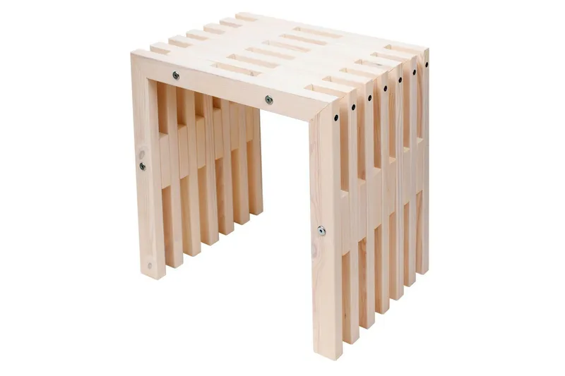 Hillerstorp EcoFurn Bänk Utomhus 45 cm Furu oljad vit - Furu oljad vit - Utemöbler - Utesoffa - Trädgårdsbänk & utebänk