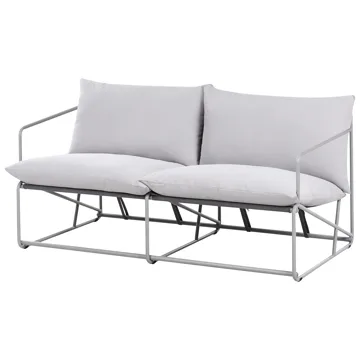 Soffa utomhus 2-Sits Ponte - Grå - Utemöbler - Utesoffa
